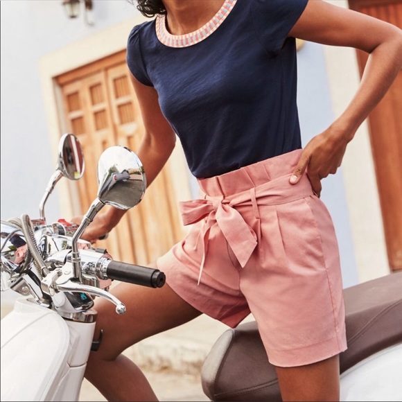 Boden Pants - Boden Pink Linen Shorts Size 10 US
